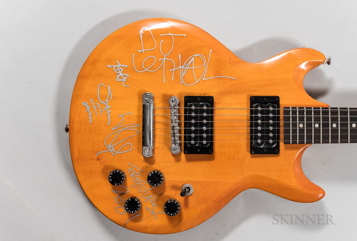 Sold at auction Limp Bizkit Signed Ibanez GAX70 Electric Guitar, c
